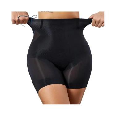 Imagem de Shorts De Segurança Femininos De Cintura Alta Sem Costura Com Controle