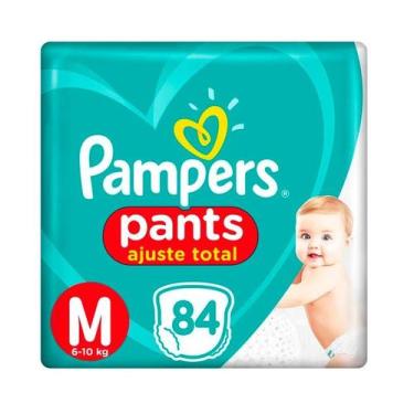 Imagem de Fralda Pampers Pants Ajuste Total Tamanho M 84 Unidades