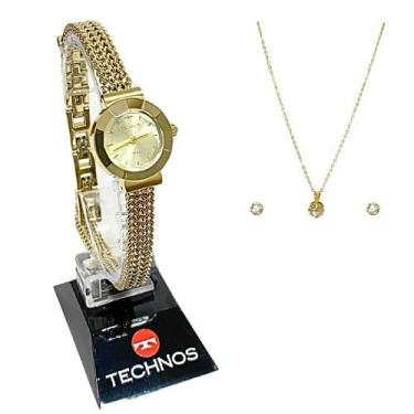 Imagem de Relógio Technos Feminino Elegance Duas Voltas Mini Dourado 5Y20IP/4X
