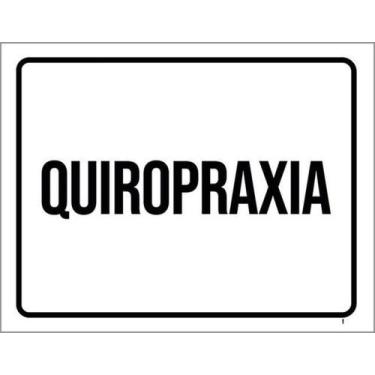 Imagem de Kit 5 Placas Quiropraxia Setor 27X35 - Sinalizo