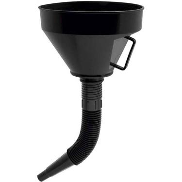 Imagem de Fúnil Plástico 120mm Ponta Flexível Com Peneira E Alça - 5372059 - Sparta