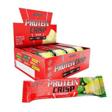 Imagem de Protein crisp bar barra de proteína crisp whey protein sabores c/ 12 u