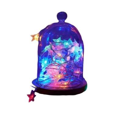 Imagem de Cadeia De Luzes LED USB Em Forma De Estrela Para Decoração De Festas, 