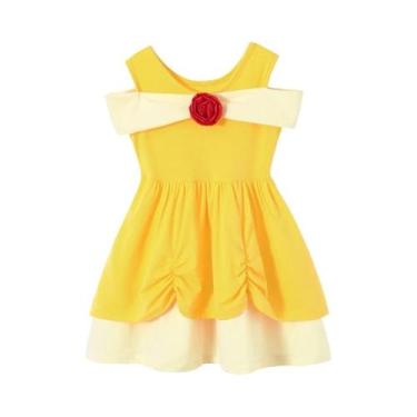 Imagem de Vestido De Princesa De Verão Para Meninas, Fantasia De Rapunzel Elsa A