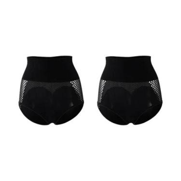 Imagem de Calcinha Modeladora De Cintura Alta Com Controle Abdominal Vazado Para