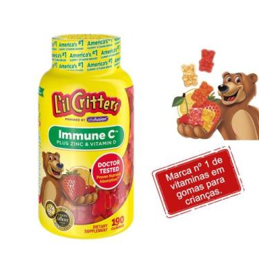 Imagem de Lil Critters Vitamina C + Zinco e Vitamina D - 190 Gomas - Importada -