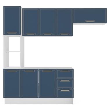 Imagem de Cozinha Modulada 4 Pecas sem Pia e Rodape Amara Politorno