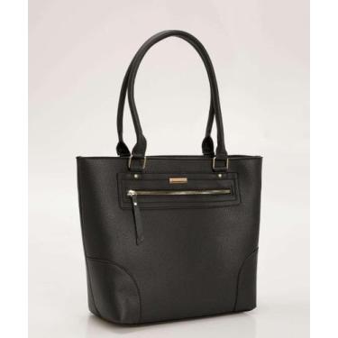 Imagem de Bolsa De Ombro Tote Feminina Marisa-81205, UN, Preto