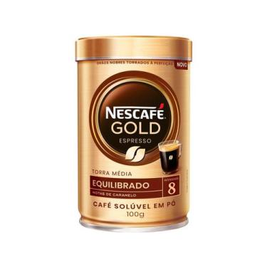 Imagem de Café Solúvel Nescafé Espresso Equilibrado Arábica - Lata 100g, 100g