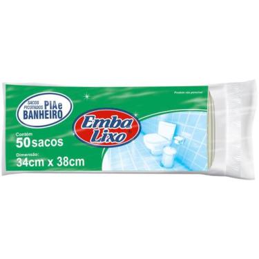 Imagem de Saco Embalixo Rolo Para Wc     Com 50 Sacos  510136, 50, Não Informado