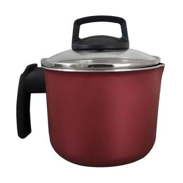 Imagem de MTA - Fervedor em Alumínio Antiaderente com Tampa, Capacidade de 1,7L, nº 14, Cor Cereja, Linha Cristal.