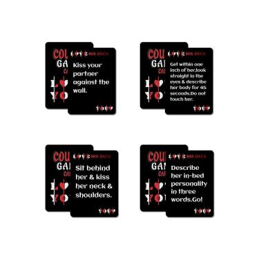 Imagem de Jogo de cartas Couples Date Night 50 Romantic Challenge Cards