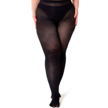 Imagem de Meia Calça Fio 80 Opaca Trifil 6100 Plus Size, Preto, 2XG