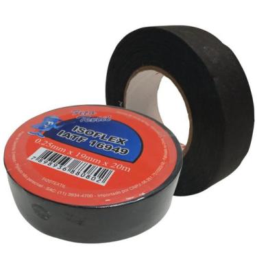 Imagem de Fita Isolante Tecido P/ Proteção de cabos e chicotes elétricos Fita Re