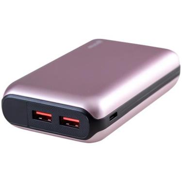 Imagem de Power Bank 20.000 Mah Portátil 37wh Rose Gold Geonav, 20.000mAh, Rosé 