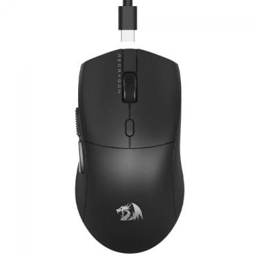 Imagem de Mouse Gamer Redragon Neva Standard, 12000DPI, 6 Botões, Wireless, Pret