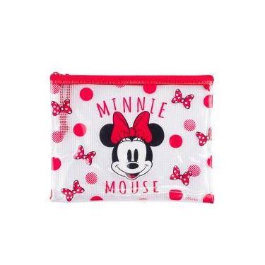 Imagem de Necessaire estojo transparente minnie 17x21cm - disney