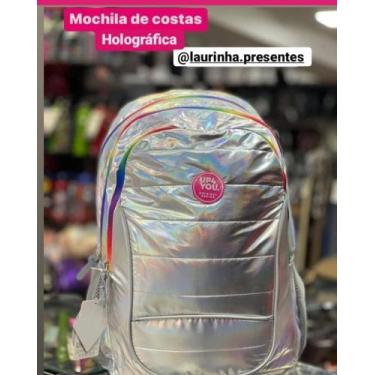 Imagem de Mochila Escolar Up4You para Notebook Prata - lucxel