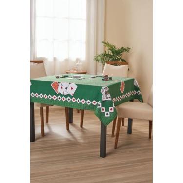 Imagem de Toalha de Mesa Quadrada de Baralho 4 Lugares 1,50x1,50 Lepper