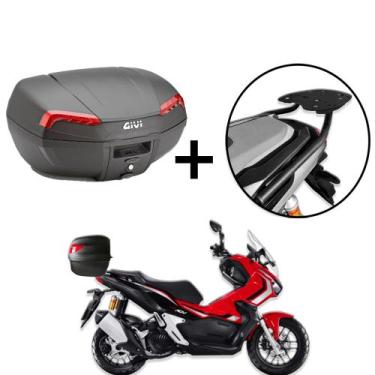 Imagem de Baú Bauleto Givi E46nbr - Riviera 46l  + Suporte Baú superior Honda AD