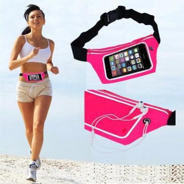 Imagem de Pochete cinto porta celular fitness Corrida até 5.5 Pol Impermeável RO