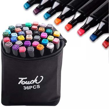 Imagem de Marcador permanente para colorir c/36 cores Touch