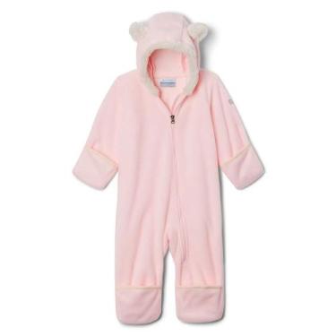 Imagem de Macacão Bebe Fleece Tiny Bear II Bunting Rosa - Columbia, 3/6 M