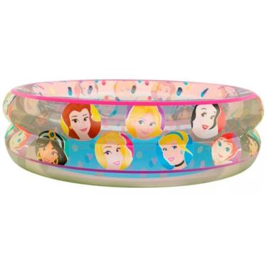Imagem de Piscina Princesas Disney Inflavel Cinderela Ariel Aurora 70L - Etitoys
