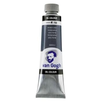 Imagem de Tinta Óleo 20 Ml Talens Van Gogh Serie 2 Payne's Grey 708, 20ML