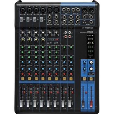 Imagem de Mesa de Som Yamaha Analógica 12 Canais Bivolt MG12  - YAMAHA