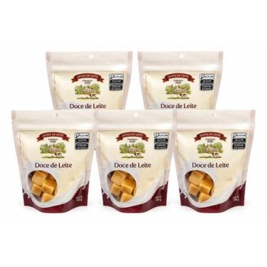 Imagem de Kit c/5 doce de leite 100g tablete tradicional - Gotas de Leite Avaré