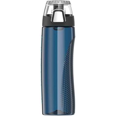 Imagem de THERMOS Garrafa de hidratação com medidor, azul meia-noite, 680 g