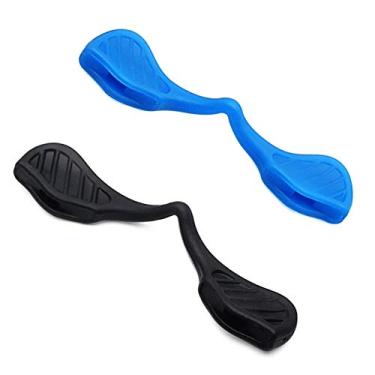 Imagem de Mryok Protetor nasal de reposição para óculos de sol Oakley Radar EV Path XS OJ9001 – Opções, Azul-celeste e preto, One Size