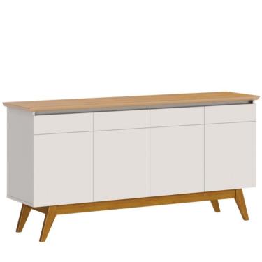 Imagem de Buffet Classic 1.8 Off White/Nature 64533 Sala de jantar Imcal Móveis 