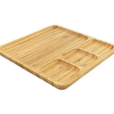 Imagem de Petisqueira Retângulo Ecokithen Bambu