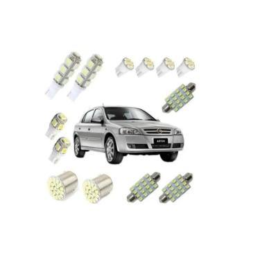 Imagem de Kit Lâmpadas Led Astra Pingo Teto Ré Luz Torpedo Placa