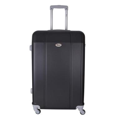 Imagem de Mala de Viagem Grande Continental em ABS, Cadeado Embutido, Rodas Giro 360º IKA Preta