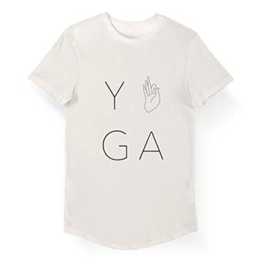 Imagem de ARIMO Code Camiseta Yoga 100% Algodão Fio 40 Estampas Exclusivas (as2, alpha, l, regular, Mudra, G)