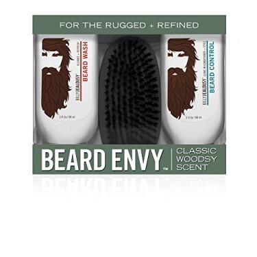 Imagem de Billy Jealousy - Kit de Cuidados para Barba - 3 Pc Kit 3oz Beard Wash, 3oz Beard Control, Brush