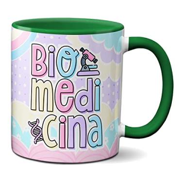 Imagem de Caneca Biomedicina Profissional Biomédica Profissão Presente (Verde)