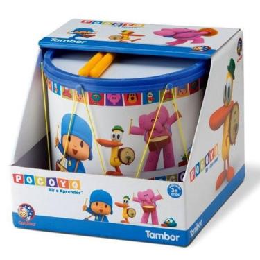 Imagem de Brinquedo Infantil Tambor Turma Do Pocoyo Azul - Cardoso - Brinquedos