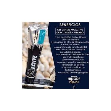 Imagem de Kit Gel Dental Carvão Ativado + Aloe Vera Pro Active c/ 2