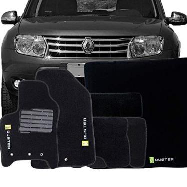 Imagem de Tapete Carpete Tevic Completo Compatível Com Renault Duster 2011 12 13 14 15 Com Porta Malas