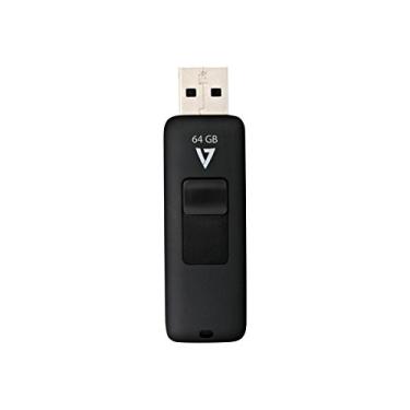 Imagem de V7 8GB USB 2.0 Flash Drive, USB 2.0, Preto, 64GB