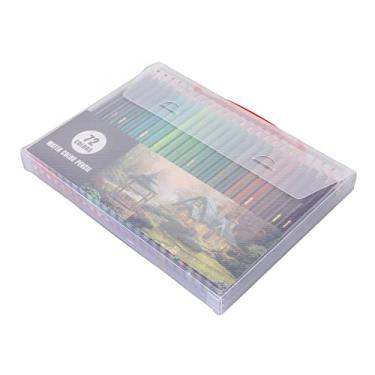 Imagem de Conjuntos de Lápis de Cor, Cores Vivas Lápis de Aquarela para Colorir e Camadas de Mistura Coloridas Fáceis para Materiais de Arte (72 cores)