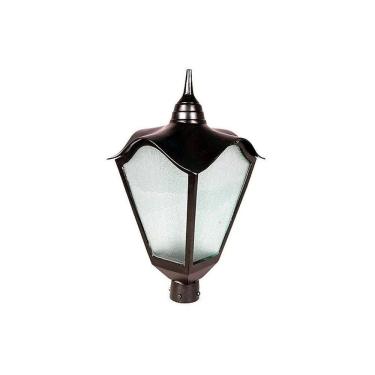 Imagem de Luminária Colonial para Poste Romana Grande em Alumínio