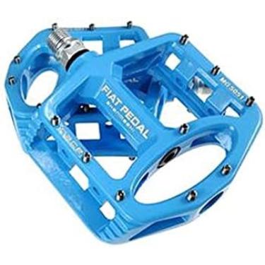 Imagem de Pedais De Bicicleta Pedais De Bicicleta De Estrada De Liga De Magnésio Ultraleve MTB Rolamento Pedal De Bicicleta Peças De Bicicleta Acessórios 8 Cores Opcionais,Azul,bonny369