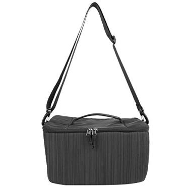 Imagem de Bolsa Compacta De Ombro Para Câmera,Bolsa Para Câmera, Bolsa Transversal à Prova D'água Para Lente De Câmera Dslr Com Alça, Bolsa De Proteção Para Divisórias(黑色横款)