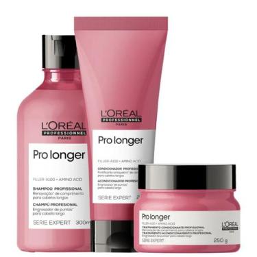 Imagem de Loreal Pro Longer Shampoo, Condicionador E Mascara - Loreal Profession
