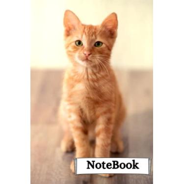 Imagem de Little cute CAT notebook: Cat Notebook for kitten lovers | Little cute cat notebook for girls, women and men. Blank lined notebook (6" x 9") to write ... dairy , scketching , doodling and drawing